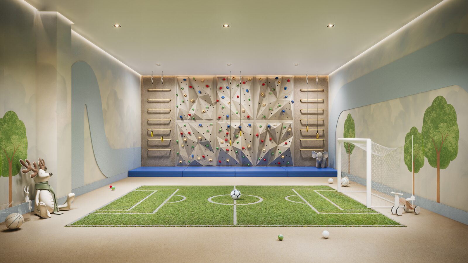 Children’s movement and climbing room