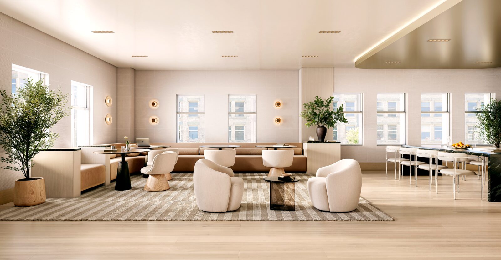 Co-working lounge